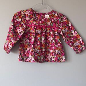 Retro Gymboree Toddler Girls Floral Blouse | Flower Patch Collection Top